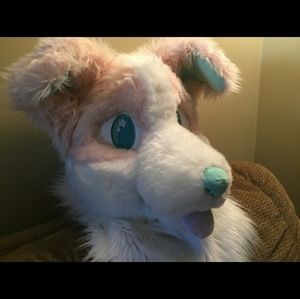 Long dog fursuit